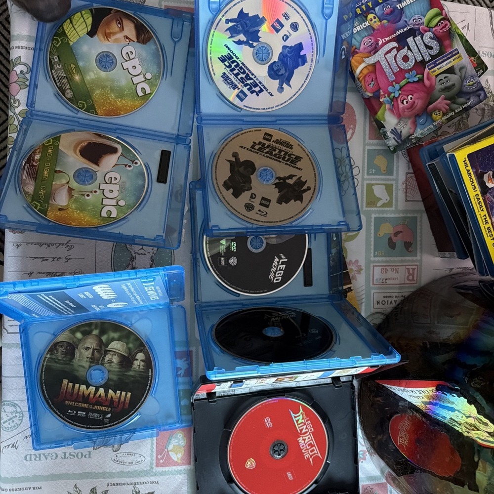lot 5 blu-ray DVD WB animation wholesale lot Jumanji, The Lego‎ Movies + More - Picture 5 of 12